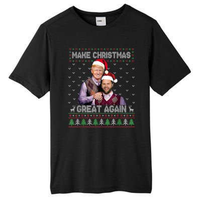 Trump Vance Brothers Make Christmas Great Again Santa Tall Fusion ChromaSoft Performance T-Shirt