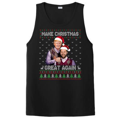 Trump Vance Brothers Make Christmas Great Again Santa PosiCharge Competitor Tank