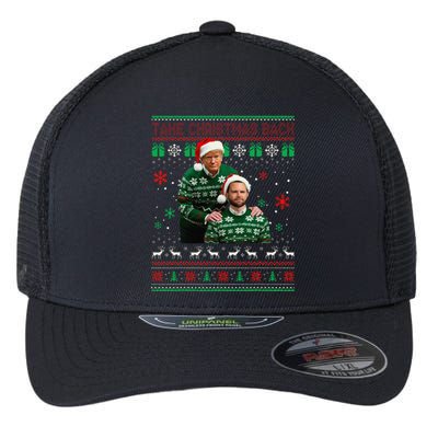 Trump Vance Brothers Make Christmas Great Again Santa Flexfit Unipanel Trucker Cap