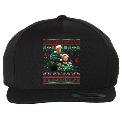 Trump Vance Brothers Make Christmas Great Again Santa Wool Snapback Cap