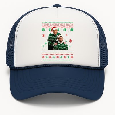 Trump Vance Brothers Make Christmas Great Again Santa Trucker Hat