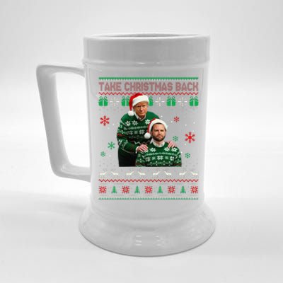 Trump Vance Brothers Make Christmas Great Again Santa Beer Stein