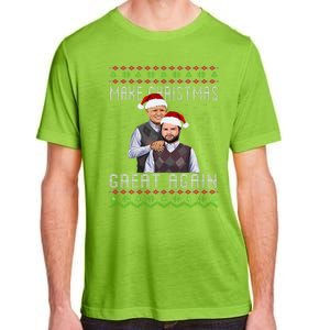 Trump Vance Brothers Make Christmas Great Again Santa Adult ChromaSoft Performance T-Shirt