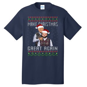 Trump Vance Brothers Make Christmas Great Again Santa Tall T-Shirt