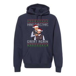 Trump Vance Brothers Make Christmas Great Again Santa Premium Hoodie