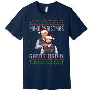 Trump Vance Brothers Make Christmas Great Again Santa Premium T-Shirt