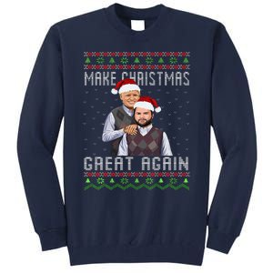 Trump Vance Brothers Make Christmas Great Again Santa Tall Sweatshirt