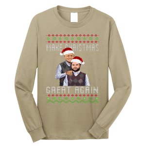 Trump Vance Brothers Make Christmas Great Again Santa Long Sleeve Shirt