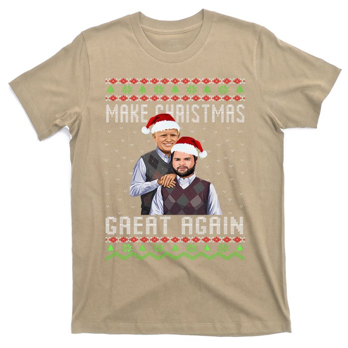 Trump Vance Brothers Make Christmas Great Again Santa T-Shirt