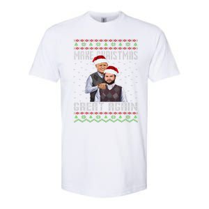 Trump Vance Brothers Make Christmas Great Again Santa Softstyle CVC T-Shirt