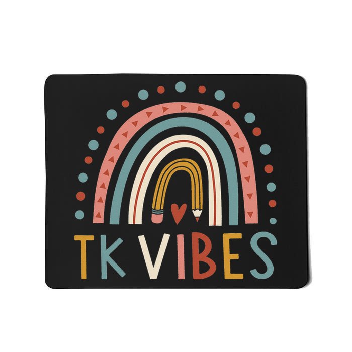 TK Vibes Back To School Student Teacher Mousepad