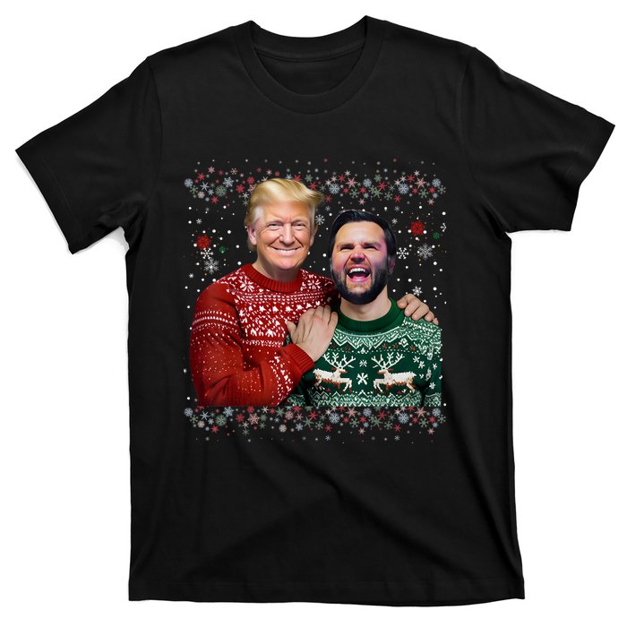 Trump Vance Brothers Funny Ugly Christmas Xmas Sweater Trump T-Shirt