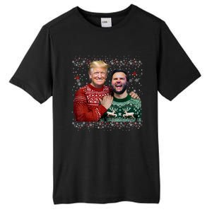 Trump Vance Brothers Funny Ugly Christmas Xmas Sweater Trump Tall Fusion ChromaSoft Performance T-Shirt