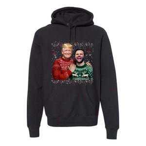 Trump Vance Brothers Funny Ugly Christmas Xmas Sweater Trump Premium Hoodie