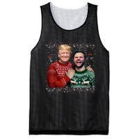 Trump Vance Brothers Funny Ugly Christmas Xmas Sweater Trump Mesh Reversible Basketball Jersey Tank