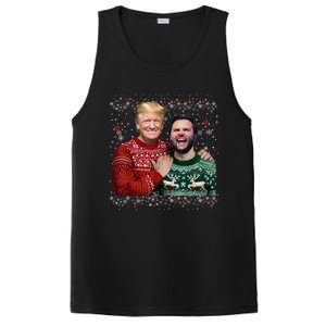 Trump Vance Brothers Funny Ugly Christmas Xmas Sweater Trump PosiCharge Competitor Tank