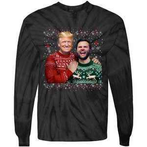 Trump Vance Brothers Funny Ugly Christmas Xmas Sweater Trump Tie-Dye Long Sleeve Shirt