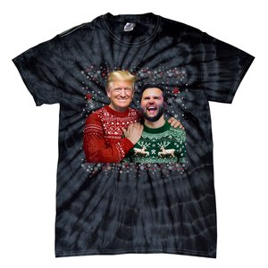 Trump Vance Brothers Funny Ugly Christmas Xmas Sweater Trump Tie-Dye T-Shirt