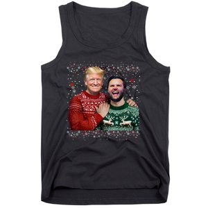 Trump Vance Brothers Funny Ugly Christmas Xmas Sweater Trump Tank Top