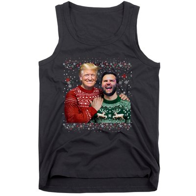 Trump Vance Brothers Funny Ugly Christmas Xmas Sweater Trump Tank Top