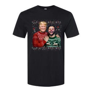 Trump Vance Brothers Funny Ugly Christmas Xmas Sweater Trump Softstyle CVC T-Shirt