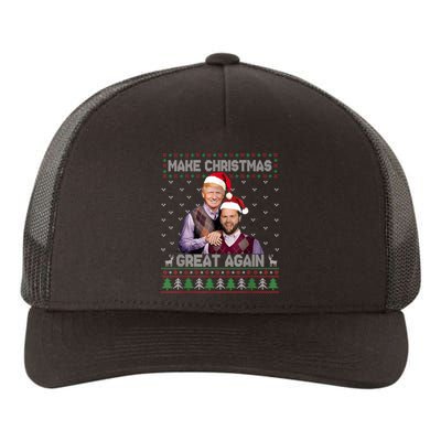 Trump Vance Brothers Make Christmas Great Again Santa Yupoong Adult 5-Panel Trucker Hat