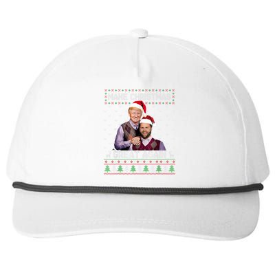 Trump Vance Brothers Make Christmas Great Again Santa Snapback Five-Panel Rope Hat