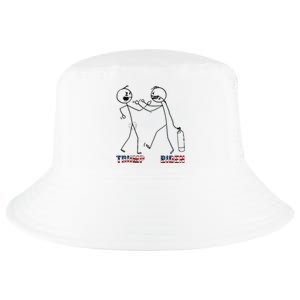 Trump Vs Biden Funny Debate Stickfigure Cool Comfort Performance Bucket Hat