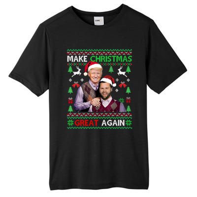 Trump Vance Brothers Funny Make Christmas Great Again Gift Tall Fusion ChromaSoft Performance T-Shirt