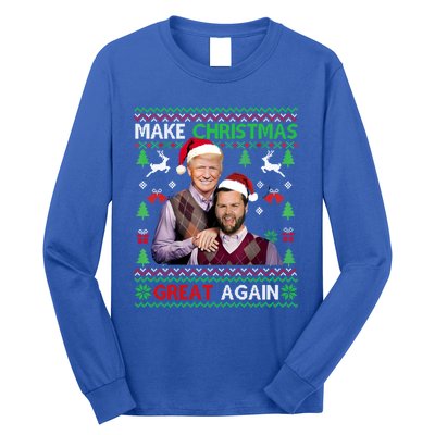 Trump Vance Brothers Funny Make Christmas Great Again Gift Long Sleeve Shirt