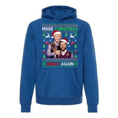 Trump Vance Brothers Funny Make Christmas Great Again Gift Premium Hoodie