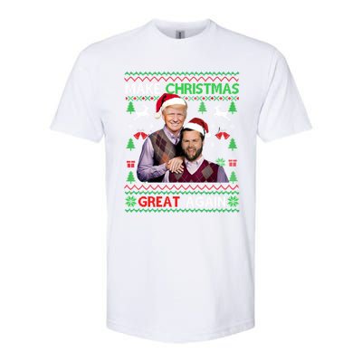 Trump Vance Brothers Funny Make Christmas Great Again Gift Softstyle CVC T-Shirt