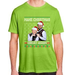 Trump Vance Brothers Make Christmas Great Again Ugly Gift Adult ChromaSoft Performance T-Shirt