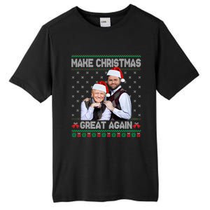 Trump Vance Brothers Make Christmas Great Again Ugly Gift Tall Fusion ChromaSoft Performance T-Shirt