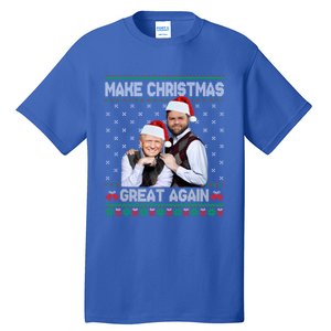 Trump Vance Brothers Make Christmas Great Again Ugly Gift Tall T-Shirt