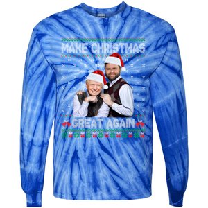 Trump Vance Brothers Make Christmas Great Again Ugly Gift Tie-Dye Long Sleeve Shirt