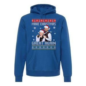 Trump Vance Brothers Make Christmas Great Again Ugly Gift Premium Hoodie