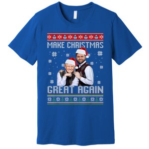 Trump Vance Brothers Make Christmas Great Again Ugly Gift Premium T-Shirt