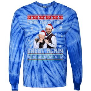 Trump Vance Brothers Make Christmas Great Again Ugly Gift Tie-Dye Long Sleeve Shirt