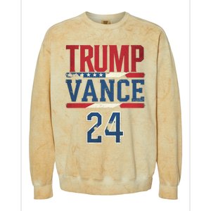 Trump Vance Cool Colorblast Crewneck Sweatshirt