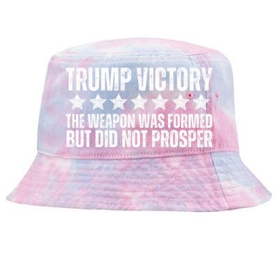 Trump Victory Christian Weapon Formed But Did Not Prosper Tie-Dyed Bucket Hat