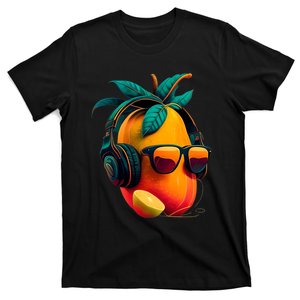 Tropical Vibes Chill Mango DJ Summer Music Style T-Shirt