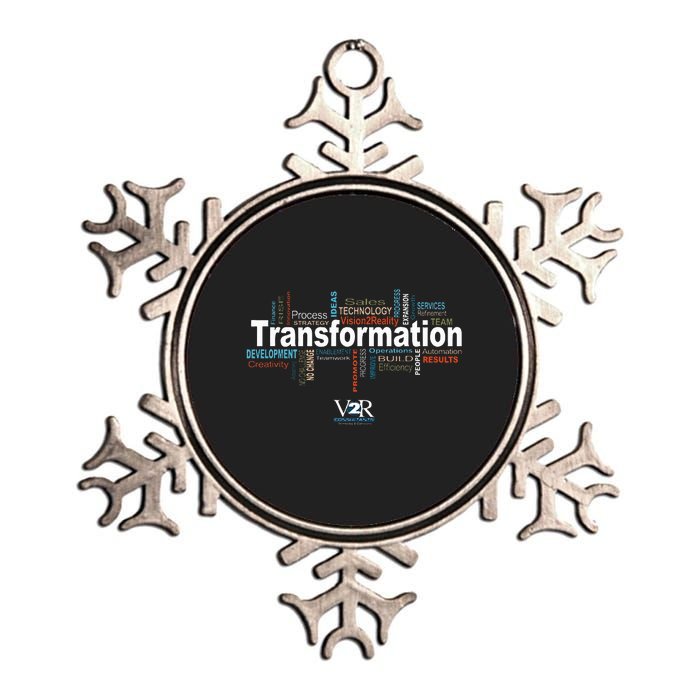 Transformation V2r Consulting Metallic Star Ornament