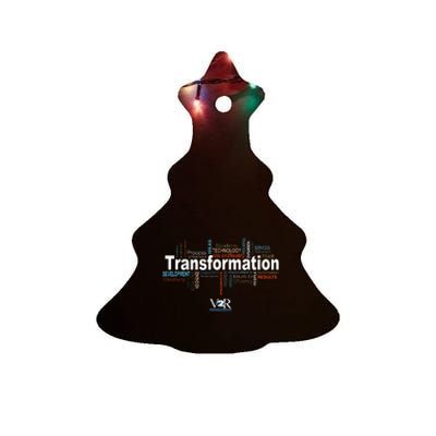 Transformation V2r Consulting Ceramic Tree Ornament