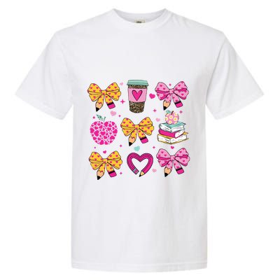 Teacher Valentine Coquette Valentine Teacher Garment-Dyed Heavyweight T-Shirt