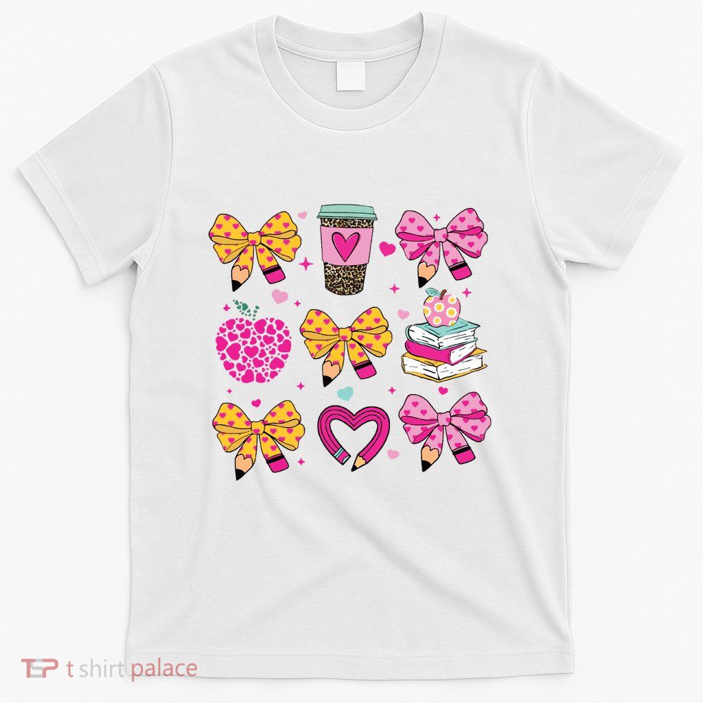 Teacher Valentine Coquette Valentine Teacher T-Shirt