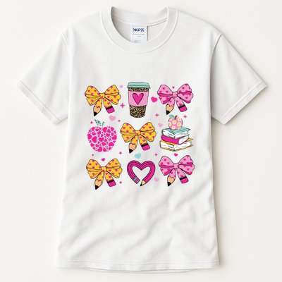 Teacher Valentine Coquette Valentine Teacher Tall T-Shirt
