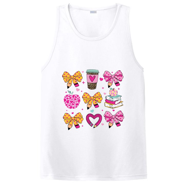 Teacher Valentine Coquette Valentine Teacher PosiCharge Competitor Tank