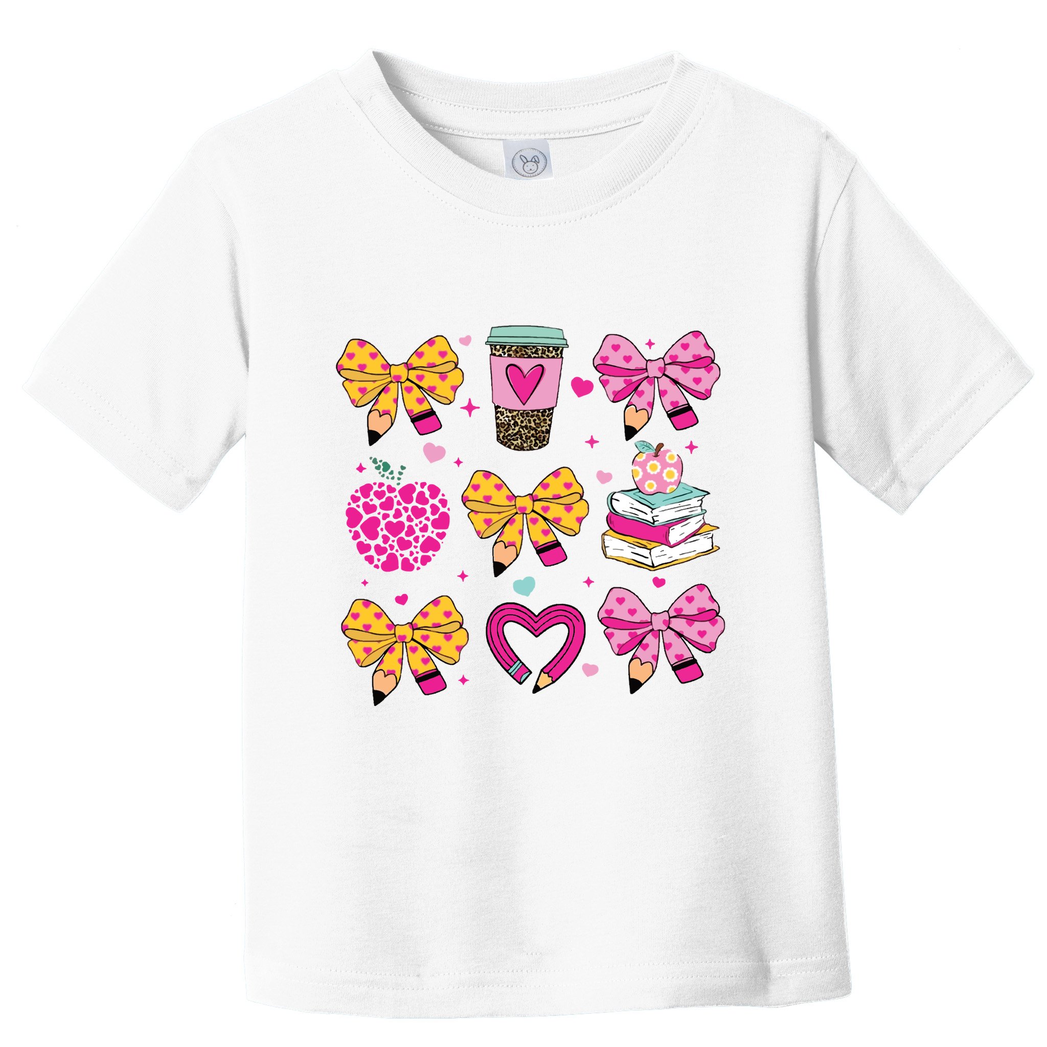 Teacher Valentine Coquette Valentine Teacher Toddler T-Shirt