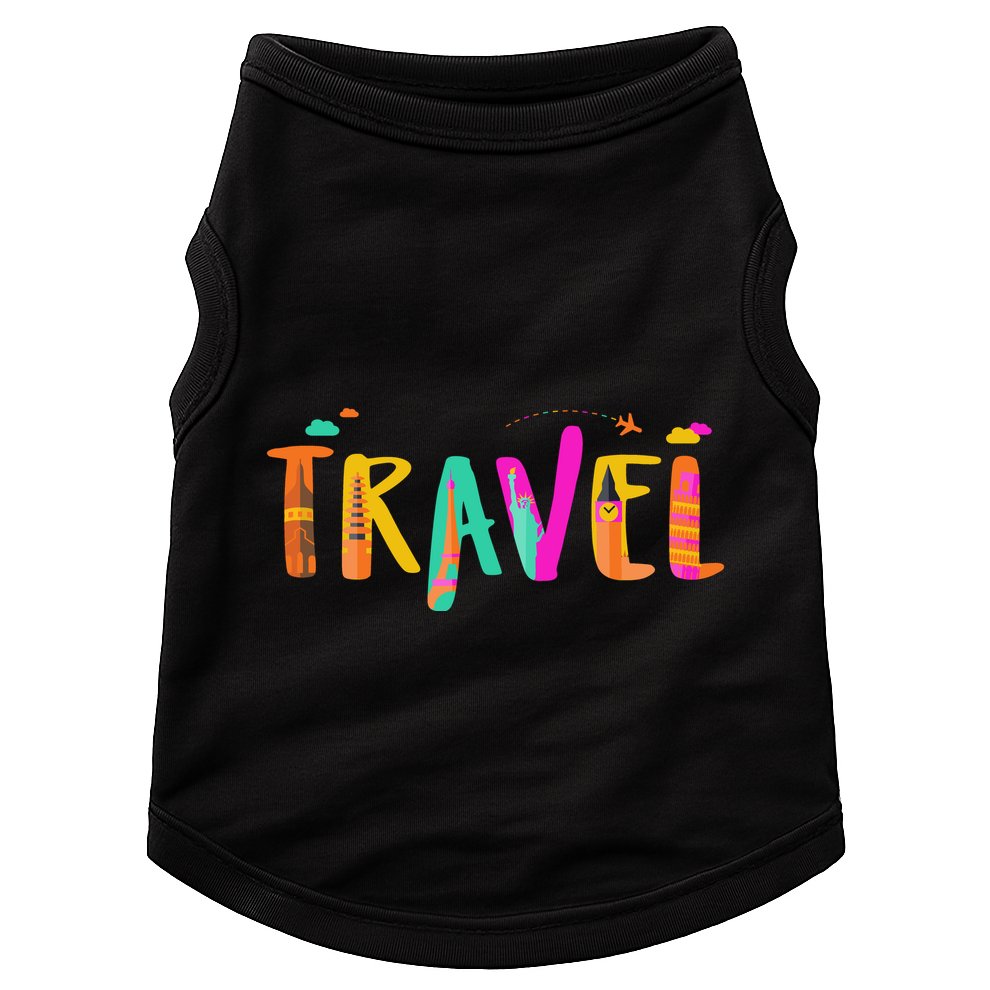 Travel Vacation Cute Gift Doggie Tank